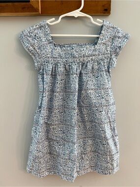 Joy Street Cape Cod Print Navybleu Girls Dress Pockets Coastal Preppy Size 3